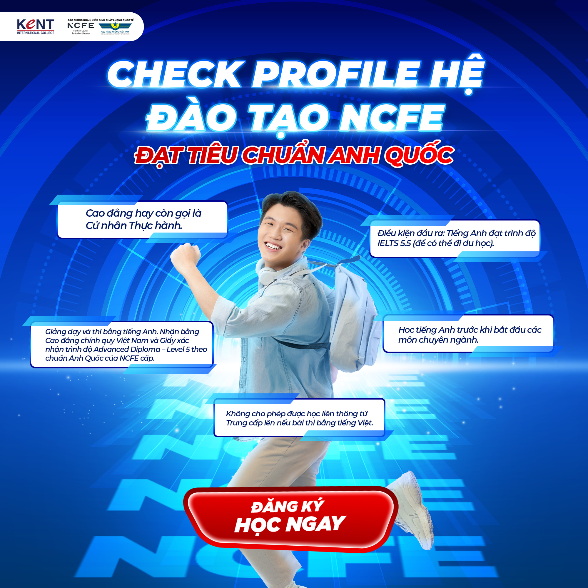 HỆ ĐÀO TẠO QUỐC TẾ NCFE ĐẠT TIÊU CHUẨN ANH QUỐC TẠI VIỆT NAM